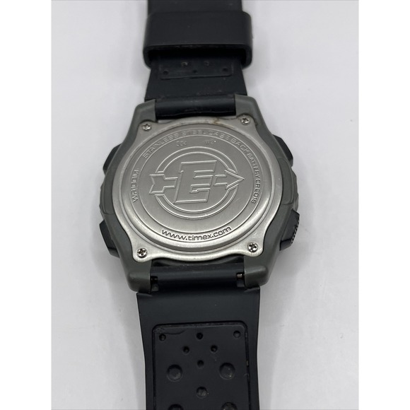 Timex Expedition Indiglo Digital Day/Date Chrono Compass Band Watch- New Battery - Picture 8 of 9